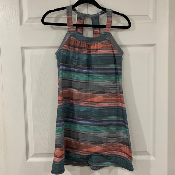 prAna XS Boho Striped Exercise Dress - Picture 1 of 4